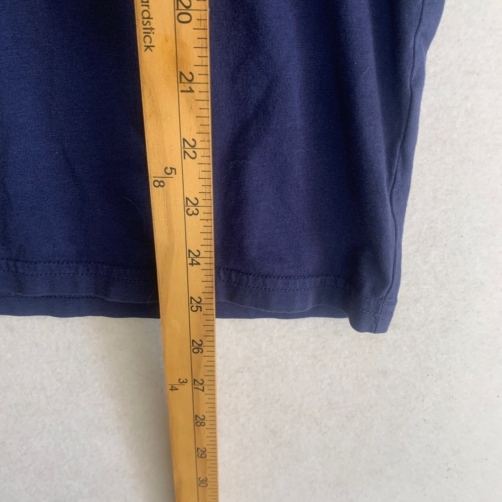 Criquet Polo Shirt Small Navy Blue Pima Cotton Pocket Classic Casual Golf S/S - Picture 8 of 8